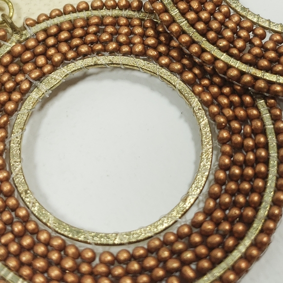 Sophia & Kate Textured Dangling Pierced Earrings - Picture 2 of 2